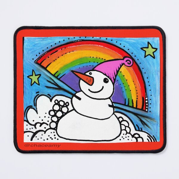 Item preview, Jazz Hands Snowperson with RAINBOW power designed and sold by Amy Chace.