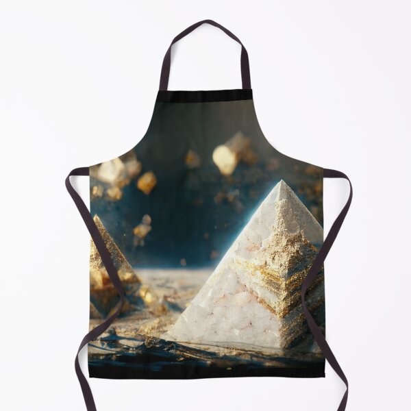 Item preview, White And Gold Crystal Pyramid designed and sold by JABG-01.