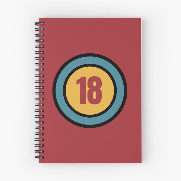 Item preview, The Number 18 - eighteen - eighteenth - 18th designed and sold by SirenSeventyOne.