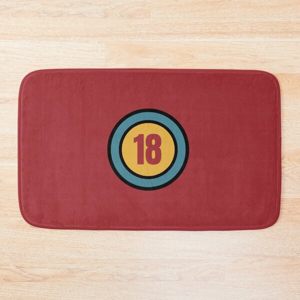 Item preview, The Number 18 - eighteen - eighteenth - 18th designed and sold by SirenSeventyOne.