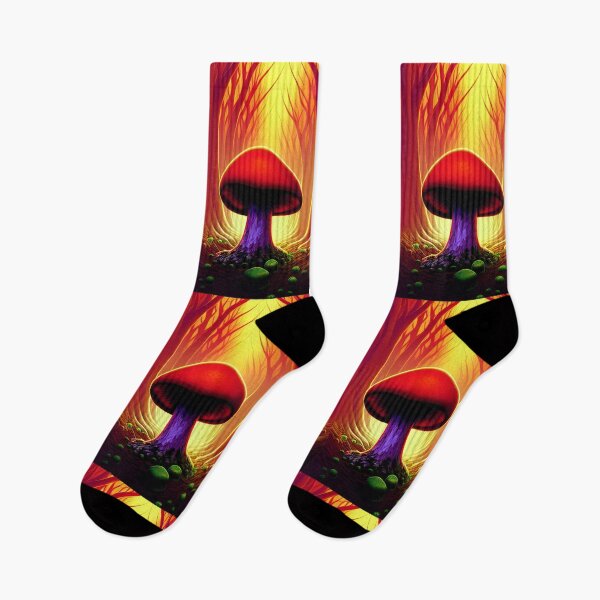 Item preview, Colourful mushroom pic designed and sold by Seanyah.