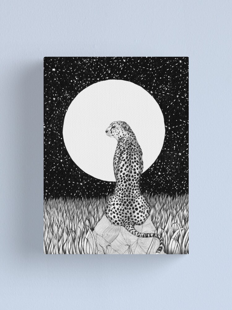 Alternate view of Cheetah Moon Canvas Print
