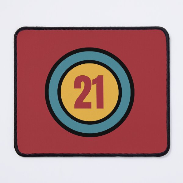 Item preview, The Number 21 - twenty one - twenty first - 21st designed and sold by SirenSeventyOne.