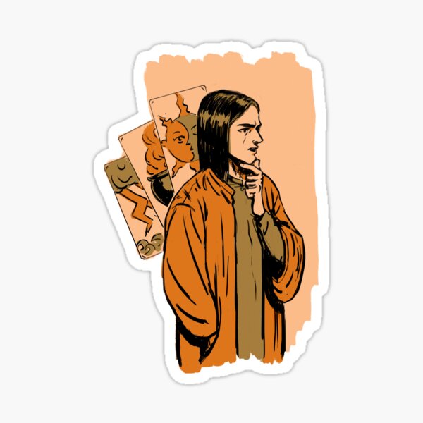Tarot wizard Sticker