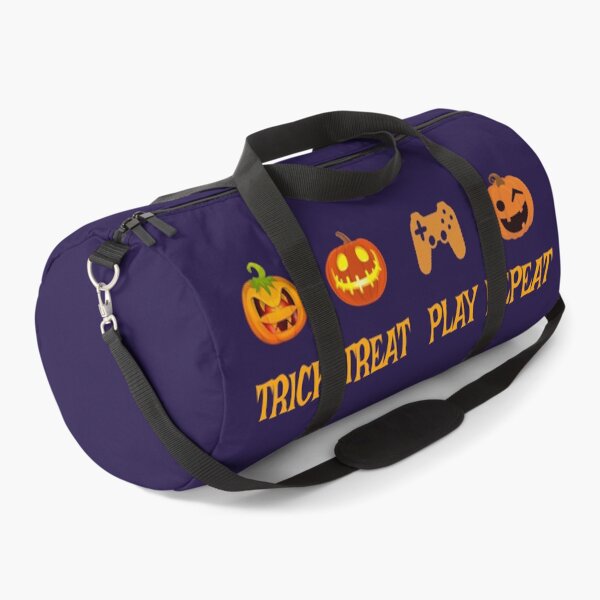 Item preview, Halloween Trick Treat Play Repeat Gamer Sticker designed and sold by Teetans.