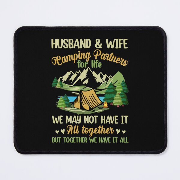 Item preview, Family Camping Husband And Wife Camping Partners For Life Funny designed and sold by hikelkryderw14.