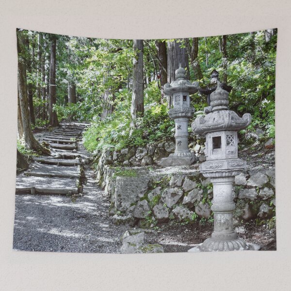 Item preview, Mystic Kasuga Taisha Stone Lanterns Nara Japan designed and sold by XIX361ART.