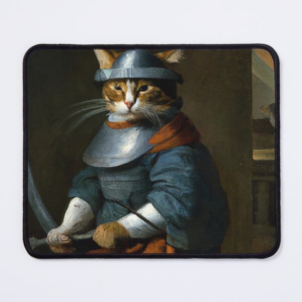 Item preview, Beatrix the Cat, warrior (Baroque) designed and sold by thecatandkettle.