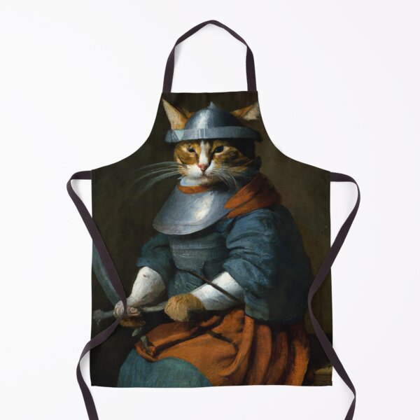 Item preview, Beatrix the Cat, warrior (Baroque) designed and sold by thecatandkettle.