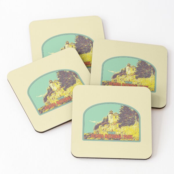 Item preview, Acadia National Park, Maine USA, Bass Harbor Head Light nature park designed and sold by Lemomo-zoo.