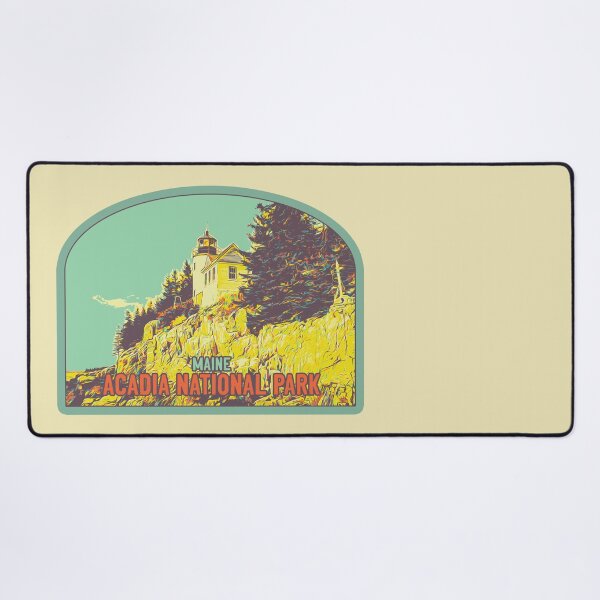 Item preview, Acadia National Park, Maine USA, Bass Harbor Head Light nature park designed and sold by Lemomo-zoo.
