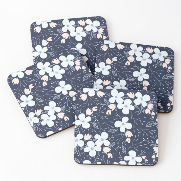 Item preview, Colorful Floral Pattern with blue pattern designed and sold by Darius Bocos.