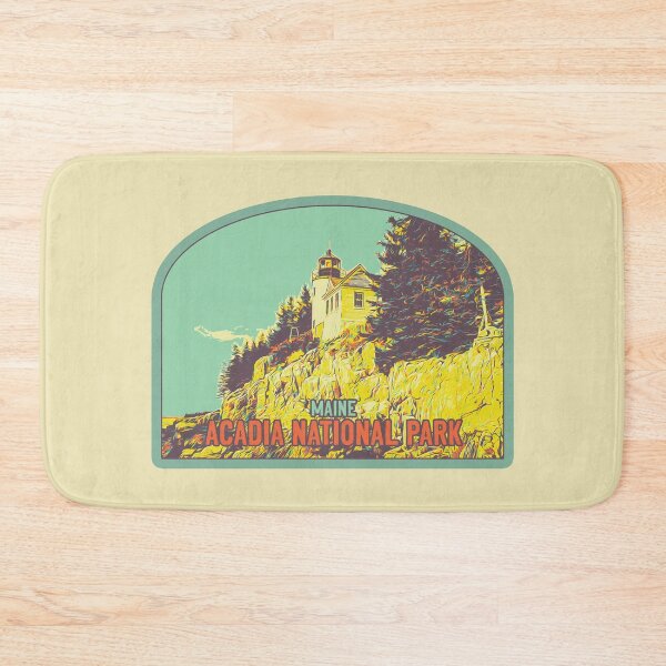 Item preview, Acadia National Park, Maine USA, Bass Harbor Head Light nature park designed and sold by Lemomo-zoo.