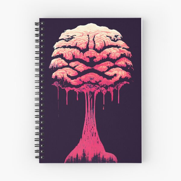 Item preview, Brain Tree - Pink designed and sold by BigBrainThreads.