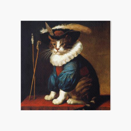 Aperçu de l'œuvre Rasmus le chat, à la recherche de fantaisie (Baroque) créée et vendue par thecatandkettle.