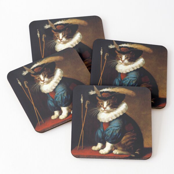 Item preview, Rasmus the Cat, looking fancy (Baroque) designed and sold by thecatandkettle.