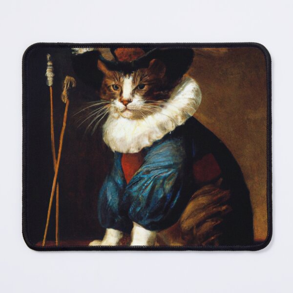 Item preview, Rasmus the Cat, looking fancy (Baroque) designed and sold by thecatandkettle.