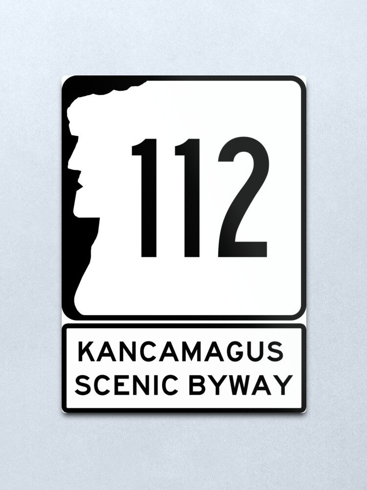 Alternate view of NH 112 - Kancamagus Scenic Byway - New Hampshire Leaf Peeper Metal Print