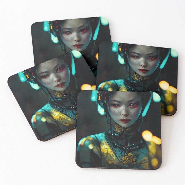 Item preview, Cyberpunk girl dress designed and sold by UnchartedArt.