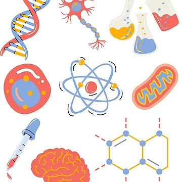 Artwork thumbnail, Science! - pattern  by Shahd  Design