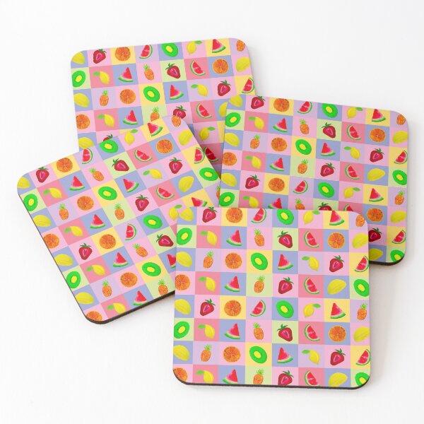 Item preview, Fruity pastel checks designed and sold by payalsalot.