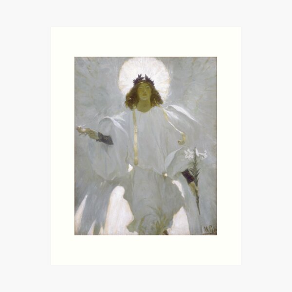 Item preview, Howard Pyle. Angel. 1905. (Why Seek Ye the Living in the Place of the Dead?) designed and sold by likiska.