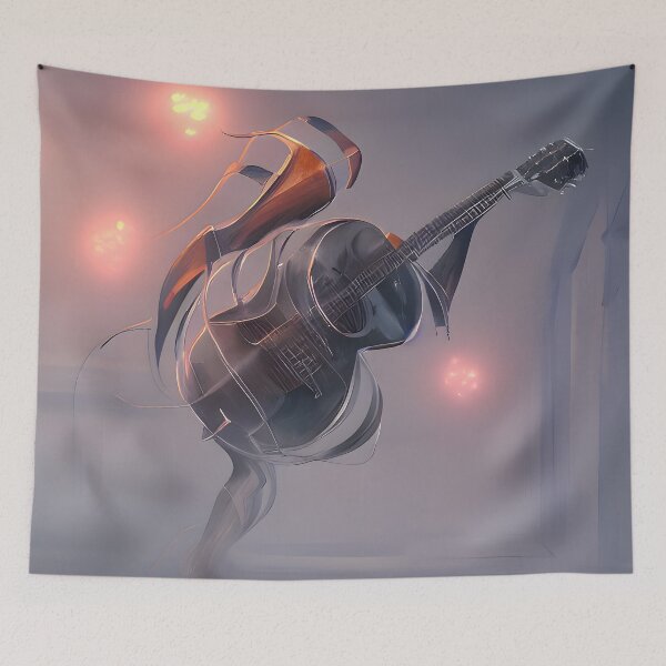 Item preview, Dancing bass guitar on stage, music or musical instrument design designed and sold by UDDesign.