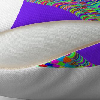 Alternate view of Random colors Throw Pillow