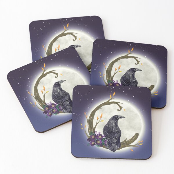 Item preview, The Crow and The Moon designed and sold by SmunroBubble.