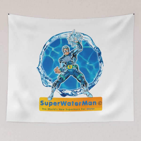 Item preview, SuperWaterMan STANDS ON LOGO With Water Vortex  designed and sold by superwaterman.