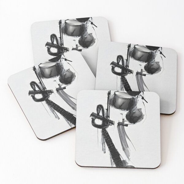 Item preview, Abstract musical instrument and drums design designed and sold by UDDesign.
