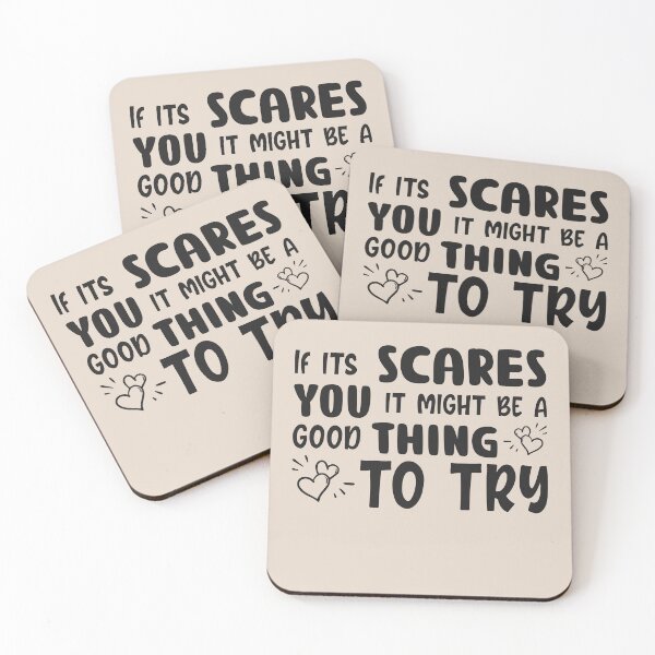 Item preview, If its scares you it might be a good thing to try designed and sold by sams-eshophere.