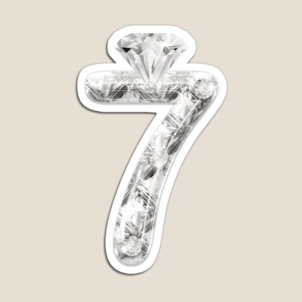 Artikelvorschau, Diamant Nummer sieben entworfen und verkauft von MonkeyBizness.