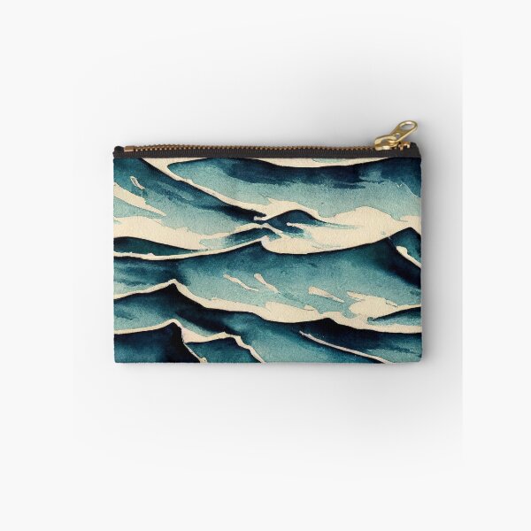Item preview, Sea waves pattern dark designed and sold by recollectionsv.