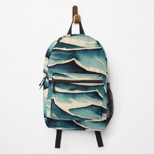Item preview, Sea waves pattern dark designed and sold by recollectionsv.