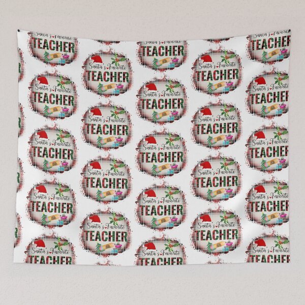 Item preview, Santa's Favorite Teacher Christmas I Christmas Holiday Teacher designed and sold by younghopes.