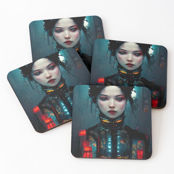 Item preview, Cyberpunk girl night designed and sold by UnchartedArt.