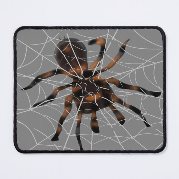 Item preview, Giant Halloween Spider in Spiderwebs (Gray) designed and sold by ArtByLM.