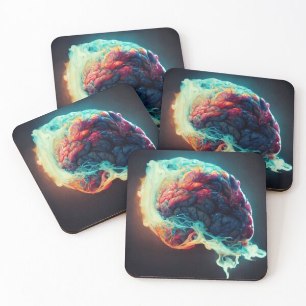 Item preview, Brain On Fire - Colorful Explosion designed and sold by NoVaDesignsReal.