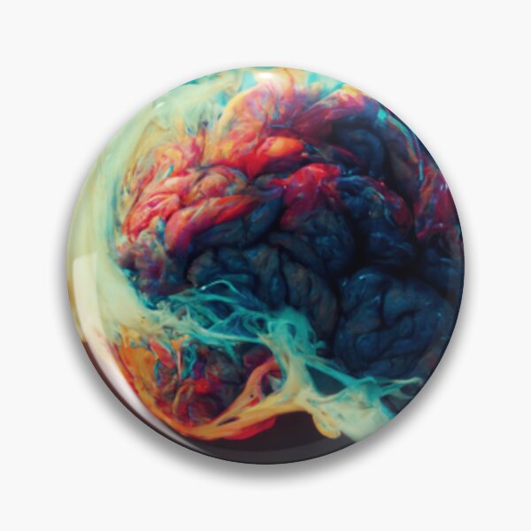 Item preview, Brain On Fire - Colorful Explosion designed and sold by NoVaDesignsReal.