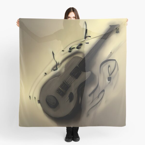 Item preview, Acoustic guitar, abstract music or musical instrument design designed and sold by UDDesign.