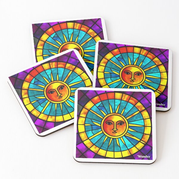 Item preview, Medieval Sun Stained Glass Style Three designed and sold by Hampshire Historica.