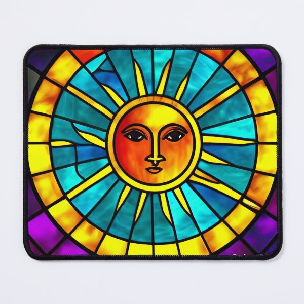 Item preview, Medieval Sun Stained Glass Style Three designed and sold by Hampshire Historica.