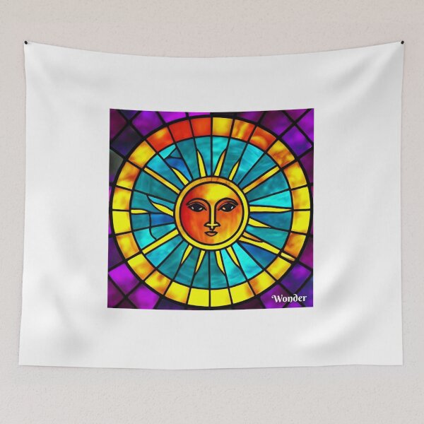 Item preview, Medieval Sun Stained Glass Style Three designed and sold by Hampshire Historica.