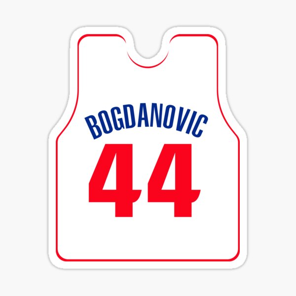 Bojan Bogdanovic - Detroit Pistons (White Jersey) Sticker for Sale by  EasyDesignz