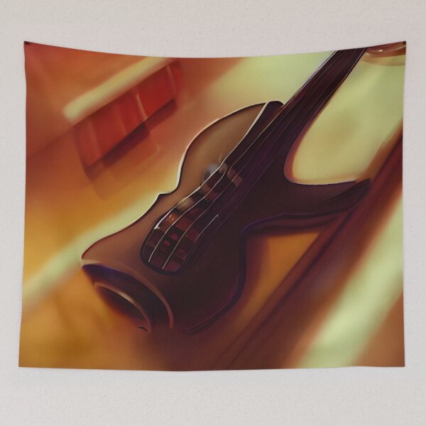 Item preview, Acoustic guitar, abstract music or musical instrument design designed and sold by UDDesign.