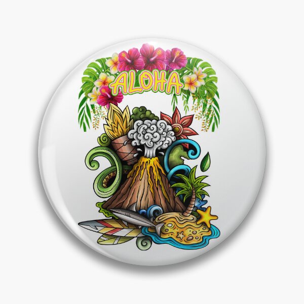 Item preview, Hawaiian Aloha Volcano designed and sold by SimpleSteve.