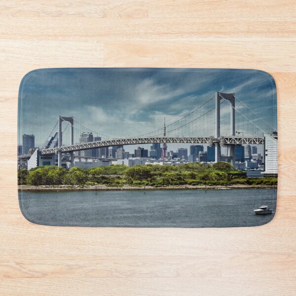 Item preview, Beautiful Sky Blue Tokyo Bay Japan Art Print designed and sold by XIX361ART.