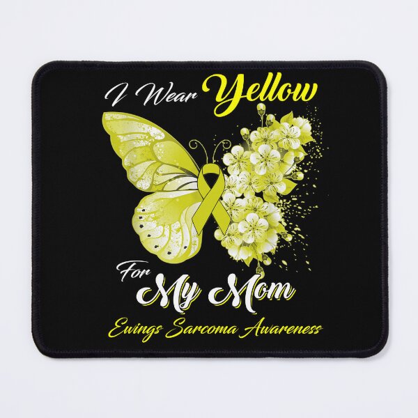 Item preview, I Wear Yellow For My Mom Ewings Sarcoma Awareness Butterfly Ribbon Gifts designed and sold by Adropine.