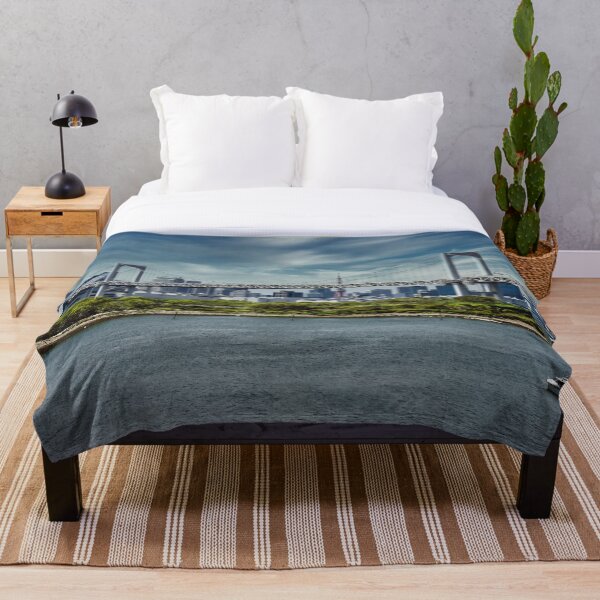 Item preview, Beautiful Sky Blue Tokyo Bay Japan Art Print designed and sold by XIX361ART.